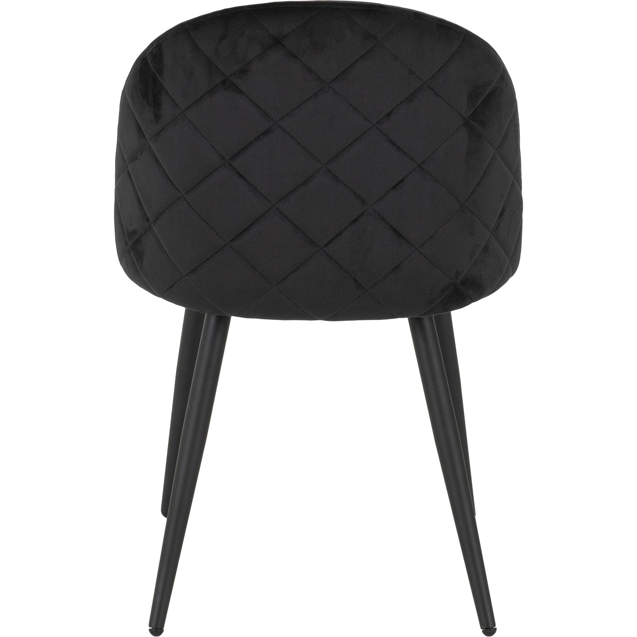 Marlow Dining Chair X4 Per Box - Black Velvet