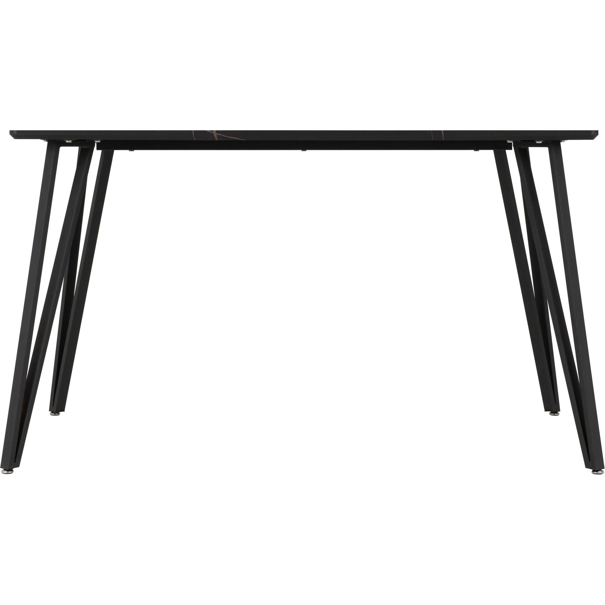 Marlow Dining Table - Black Marble Effect