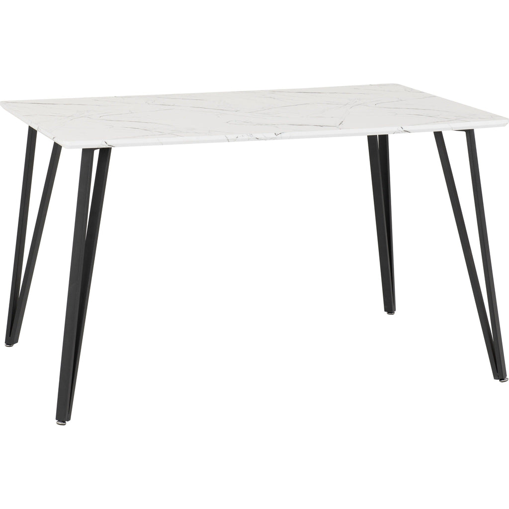 Marlow Dining Table - White Marble Effect