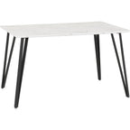 Marlow Dining Table - White Marble Effect