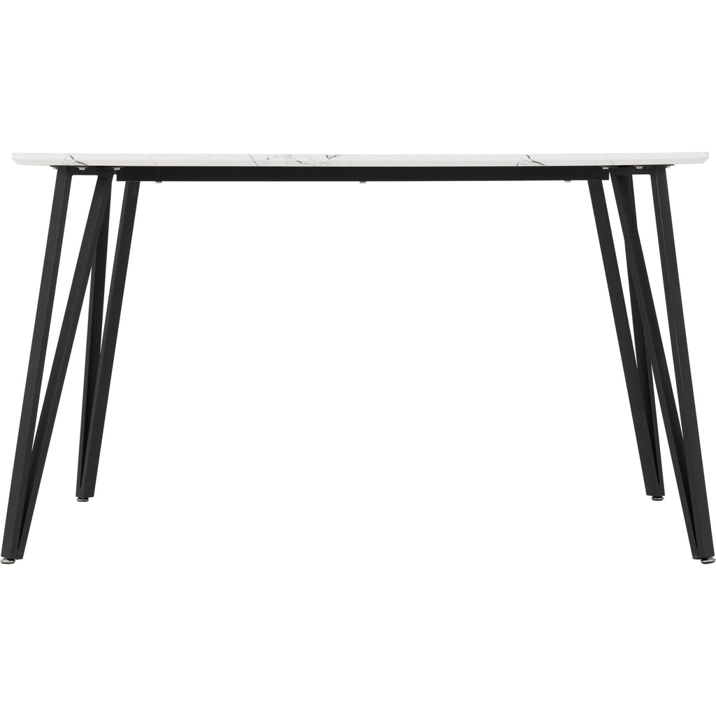 Marlow Dining Table - White Marble Effect