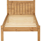 Maya 3' Bed - Distressed Waxed Pine