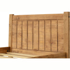 Maya 3' Bed - Distressed Waxed Pine