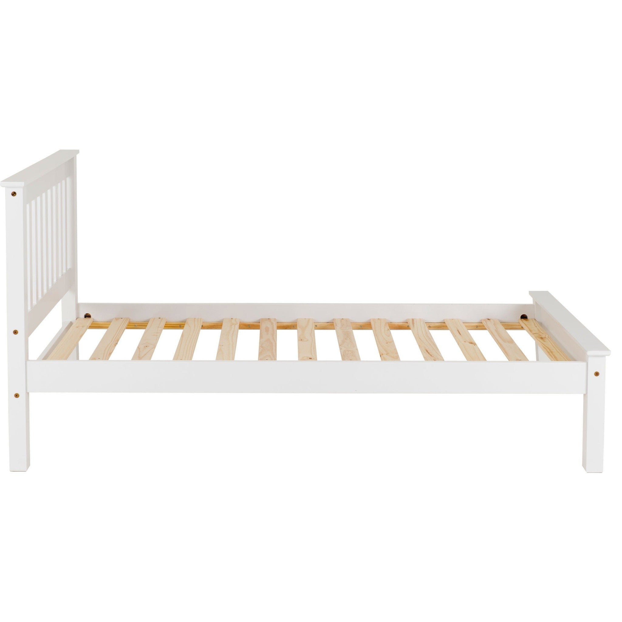Monaco 3' Low End Bed - White