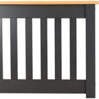 Monaco 5' High End Bed - Dark Grey/Oak Effect