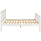 Monaco 4'6" High End Bed - White