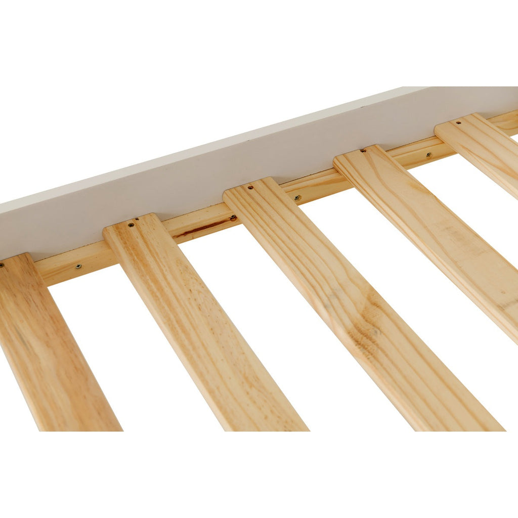 Monaco 4'6" High End Bed - White
