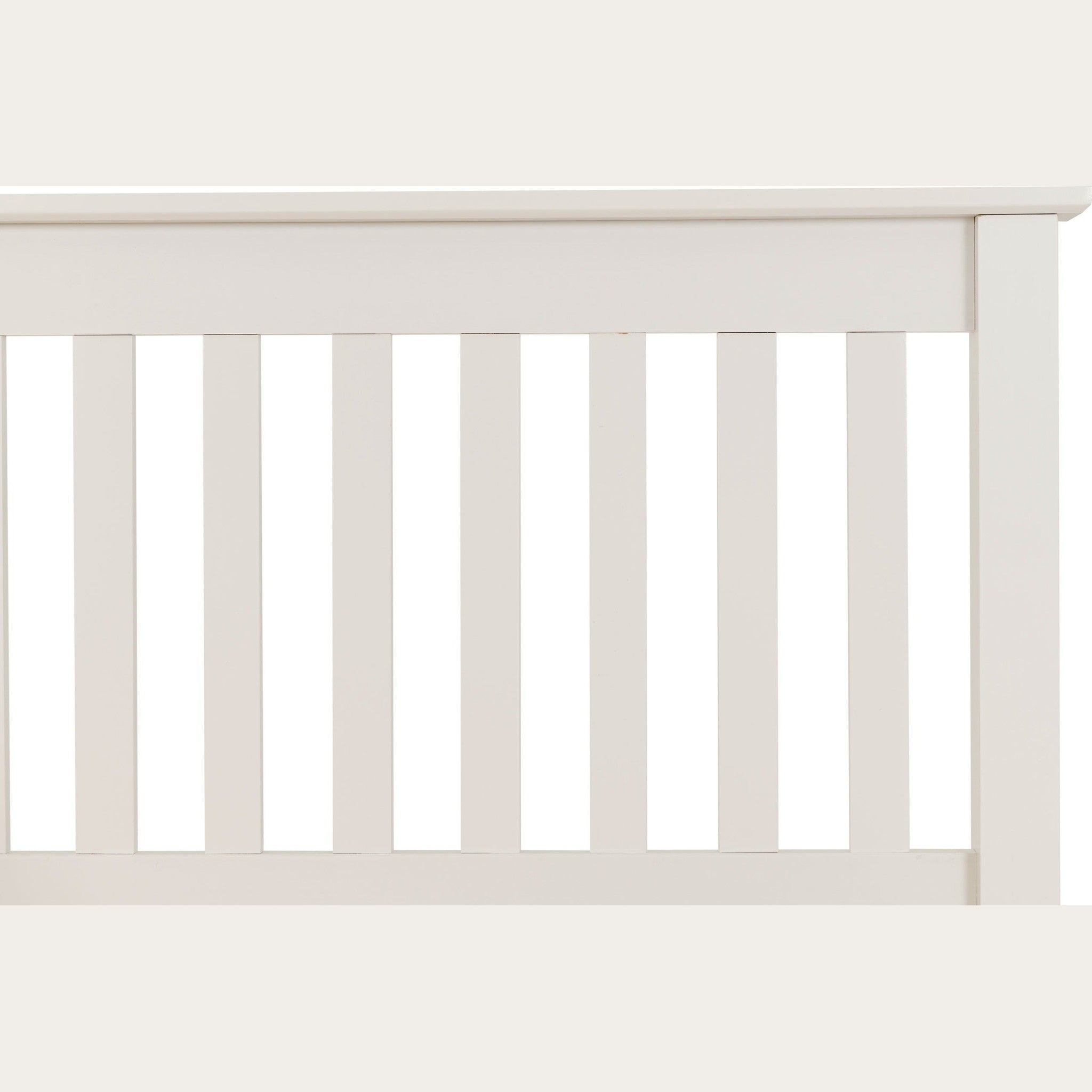 Monaco 4' High End Bed - White