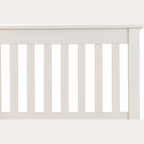 Monaco 4'6" High End Bed - White
