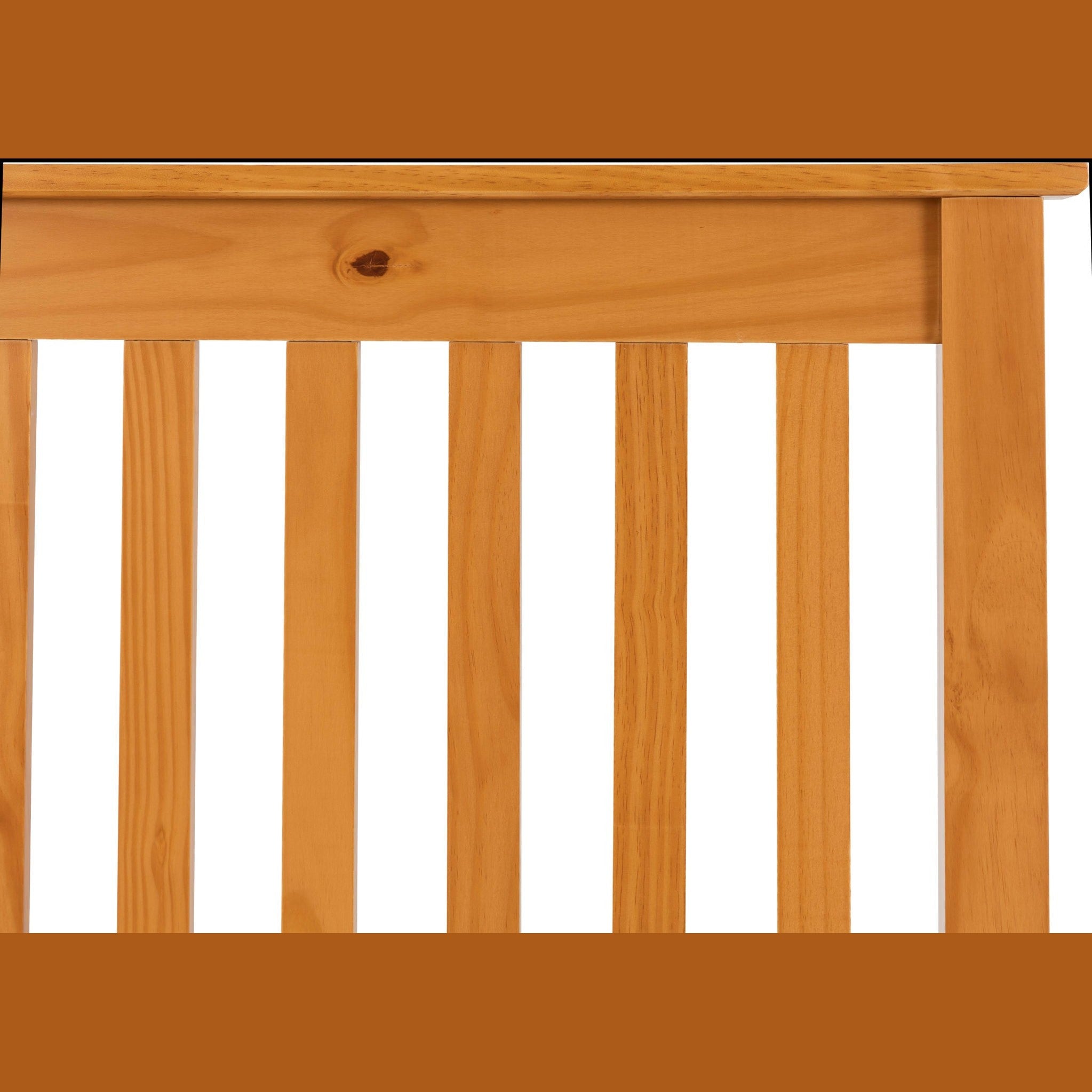 Monaco 4'6" Low End Bed - Antique Pine