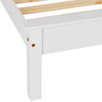 Monaco 5' Low End Bed - White
