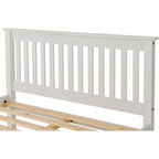 Monaco 4'6" Low End Bed - White
