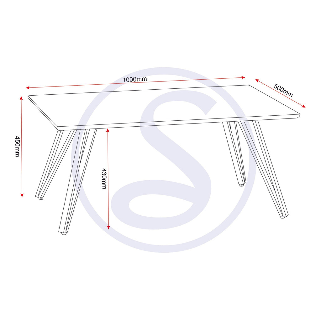 Marlow Coffee Table - White Marble Effect