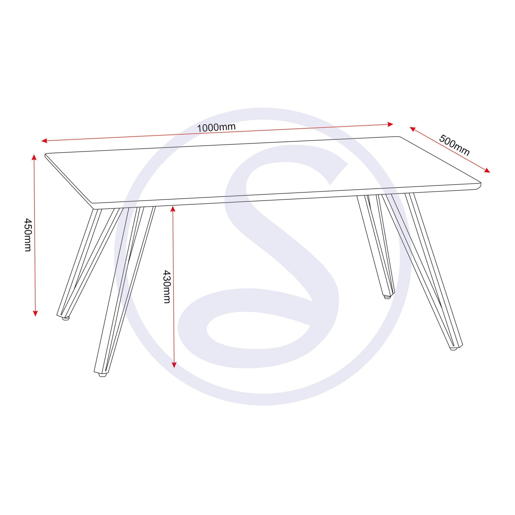 Marlow Coffee Table - White Marble Effect