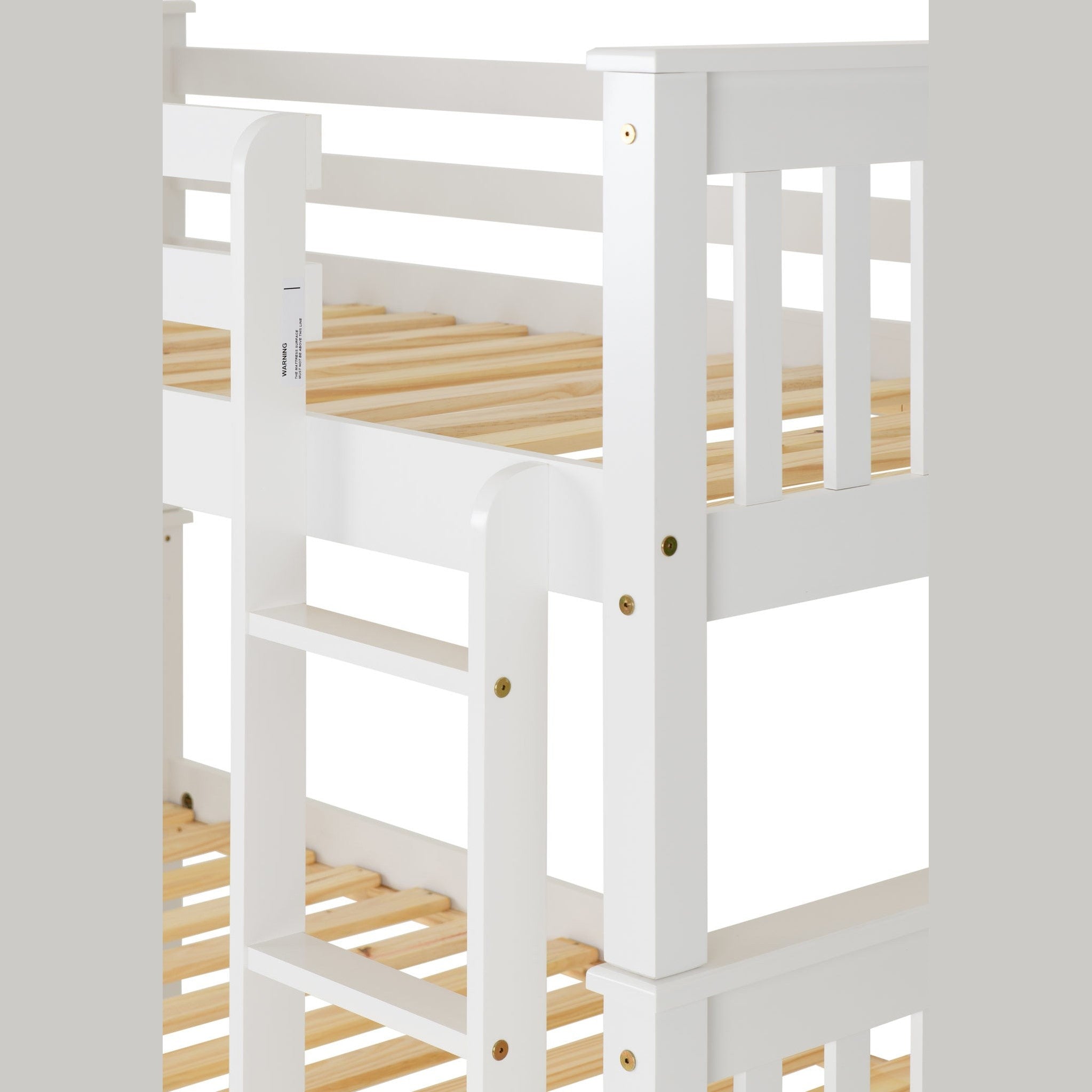 Neptune 3' Bunk Bed - White