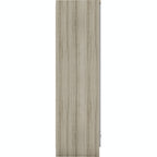 Nevada 1 Door 1 Drawer Wardrobe - Grey Gloss/Light Oak Effect Veneer