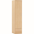 Nevada 1 Door 1 Drawer Wardrobe - Sonoma Oak Effect