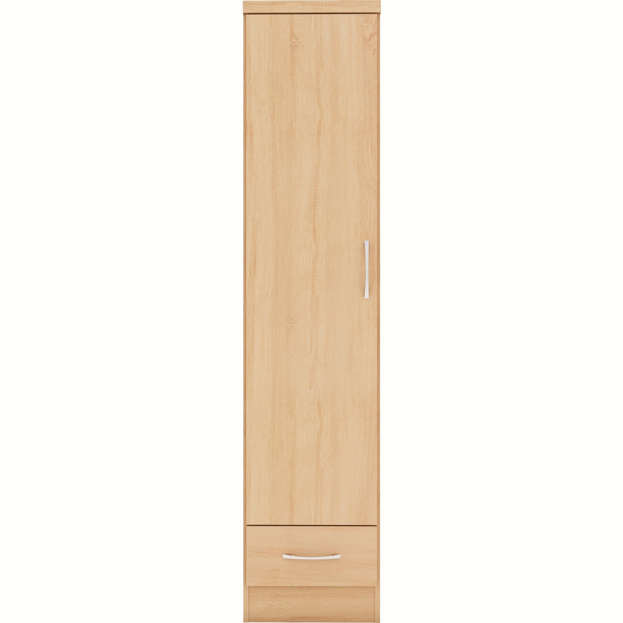 Nevada 1 Door 1 Drawer Wardrobe - Sonoma Oak Effect