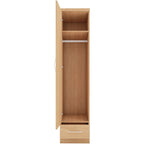 Nevada 1 Door 1 Drawer Wardrobe - Sonoma Oak Effect