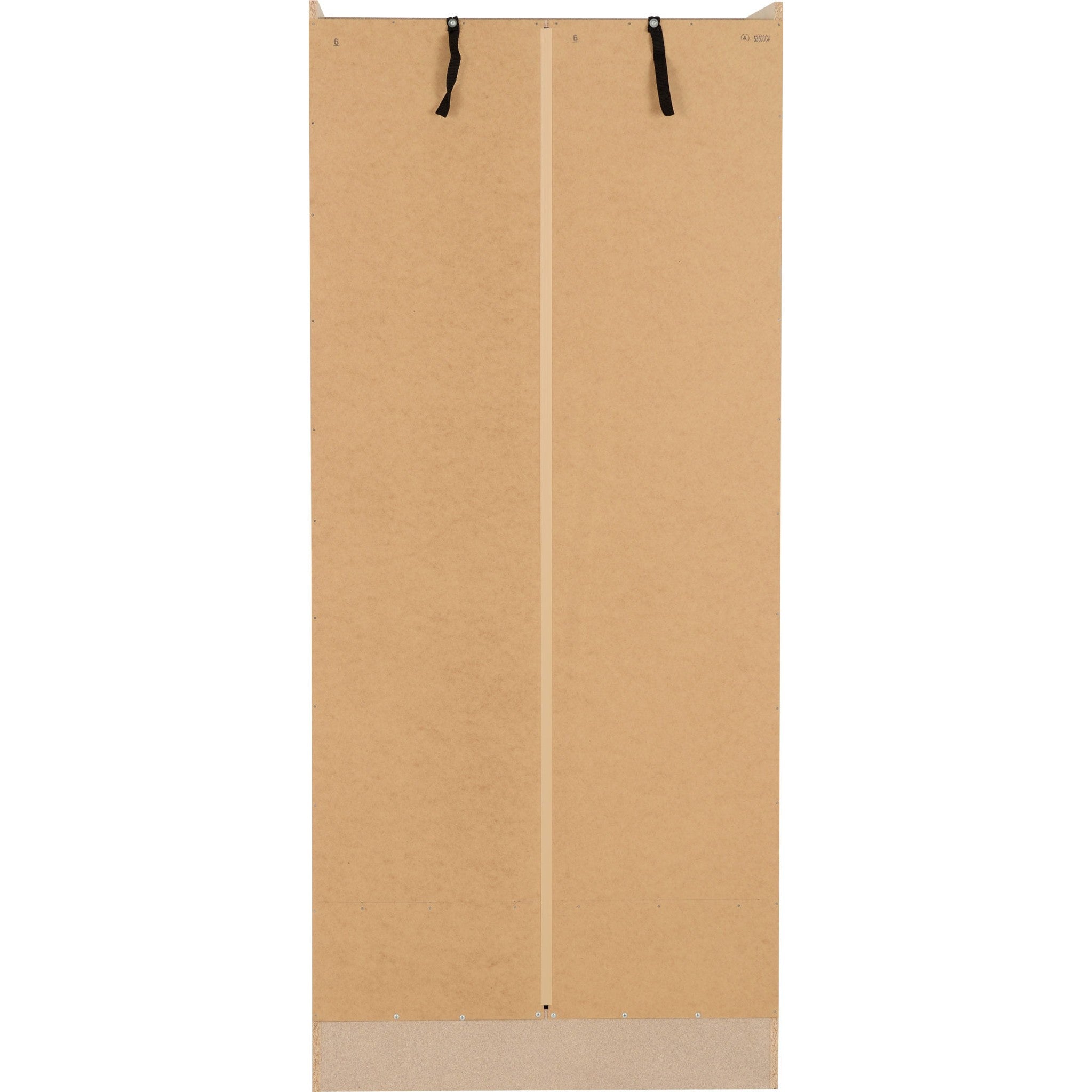 Nevada 2 Door 1 Drawer Wardrobe - Sonoma Oak Effect