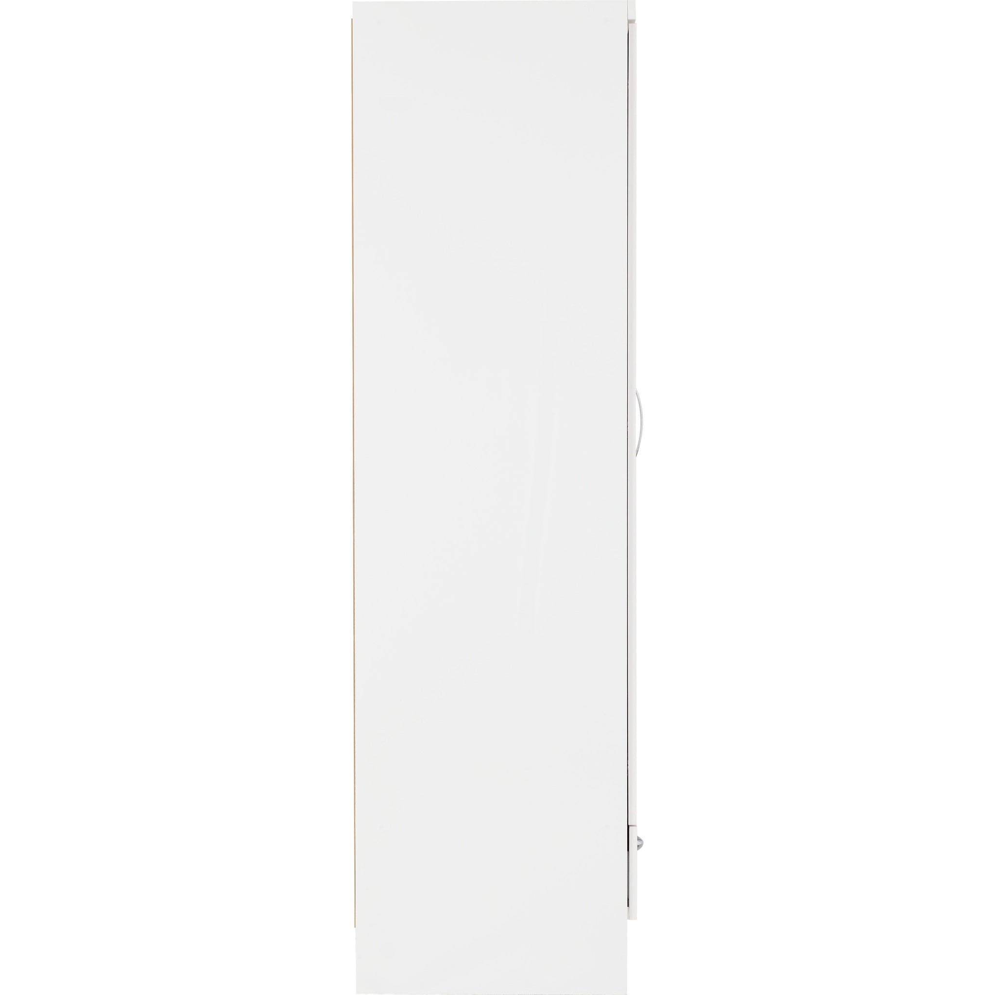 Nevada 2 Door 1 Drawer Wardrobe - White Gloss