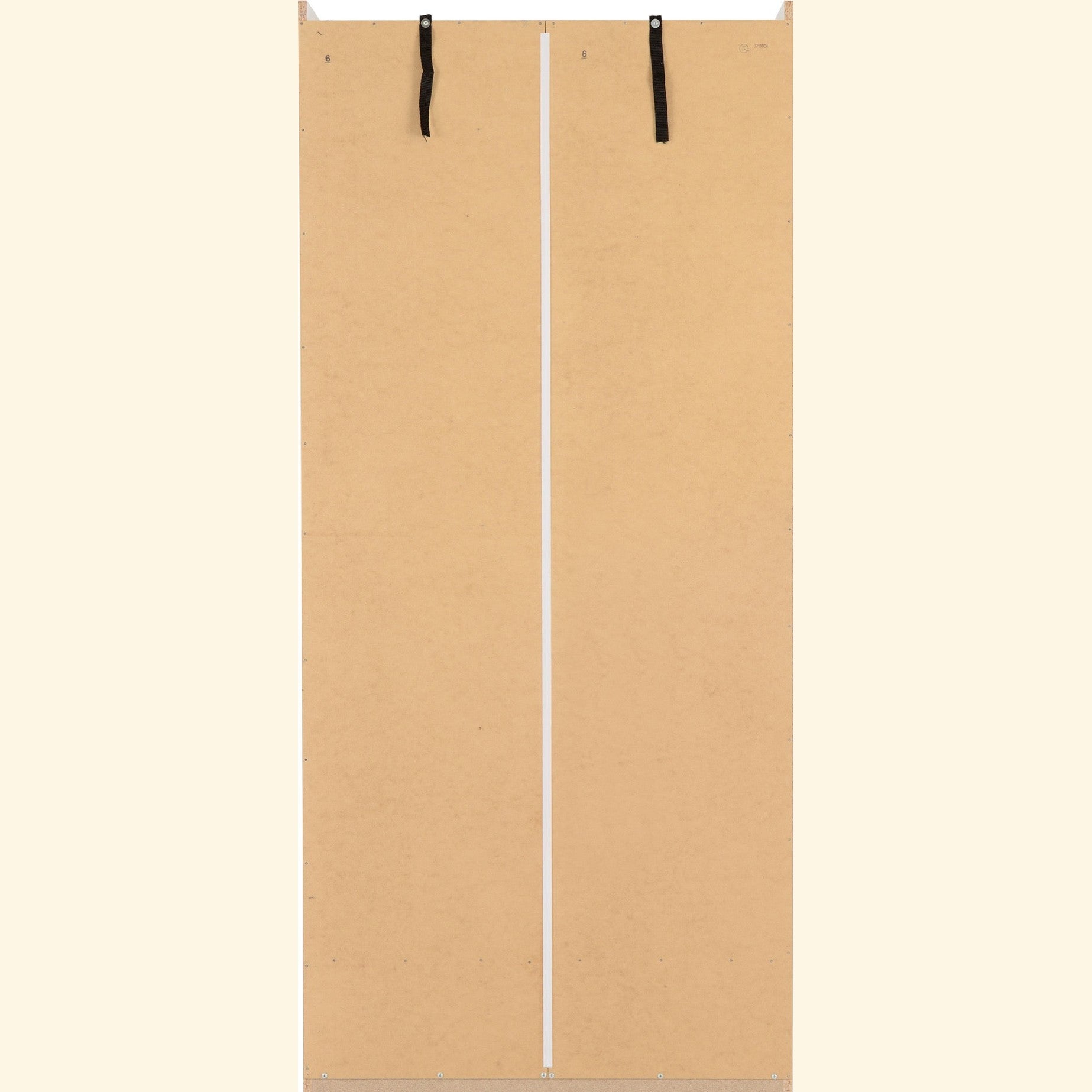 Nevada 2 Door 1 Drawer Wardrobe - White Gloss