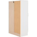 Nevada 2 Door Corner Wardrobe - White Gloss