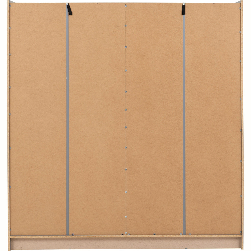 Nevada 2 Door Slider Wardrobe - Grey Gloss