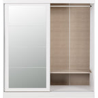 Nevada 2 Door Slider Wardrobe - White Gloss