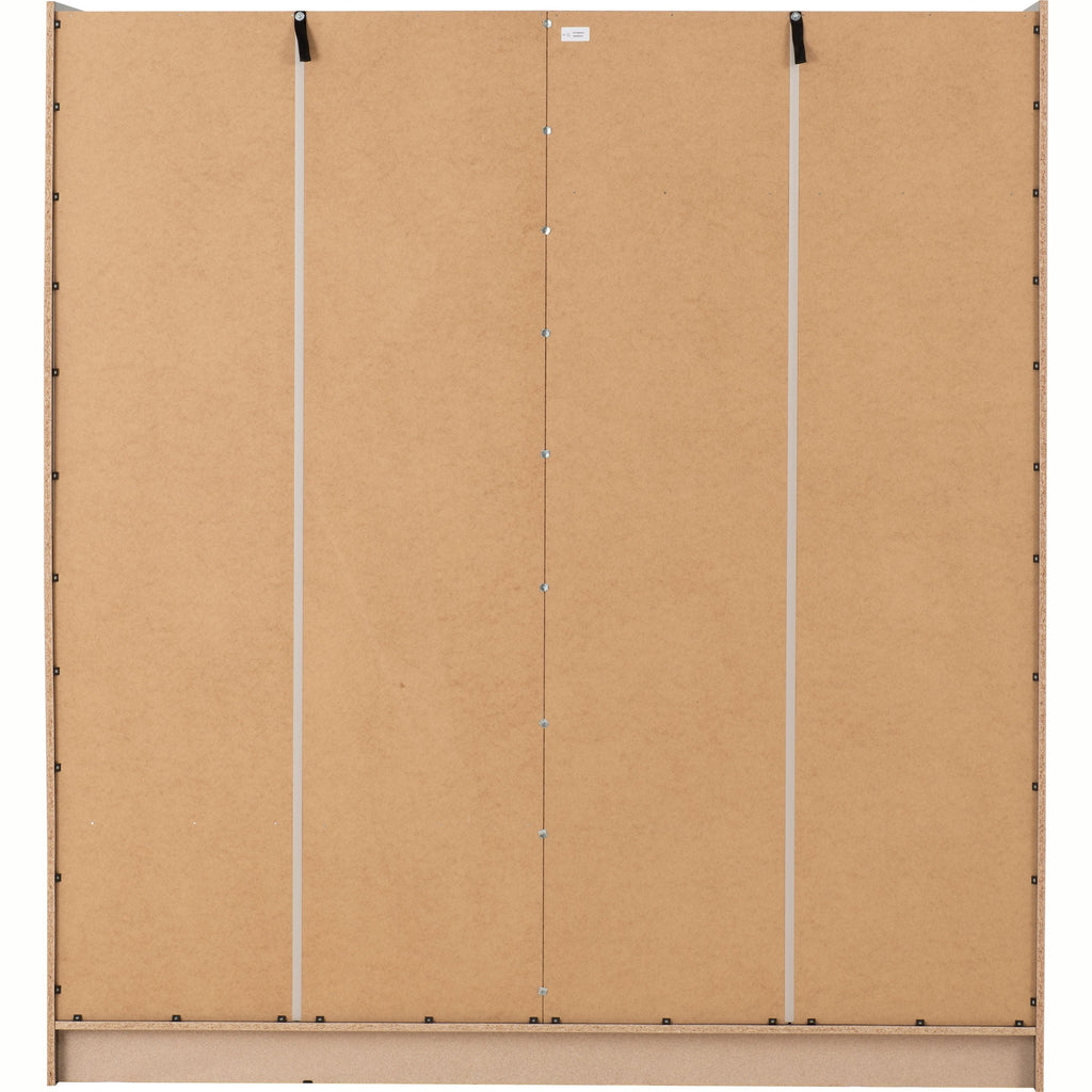 Nevada 2 Door Slider Wardrobe - Black Gloss