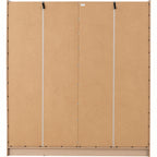 Nevada 2 Door Slider Wardrobe - Black Gloss
