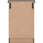 Nevada 2 Drawer Bedside - Black Wood Grain