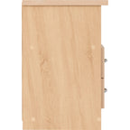 Nevada 2 Drawer Bedside - Sonoma Oak Effect