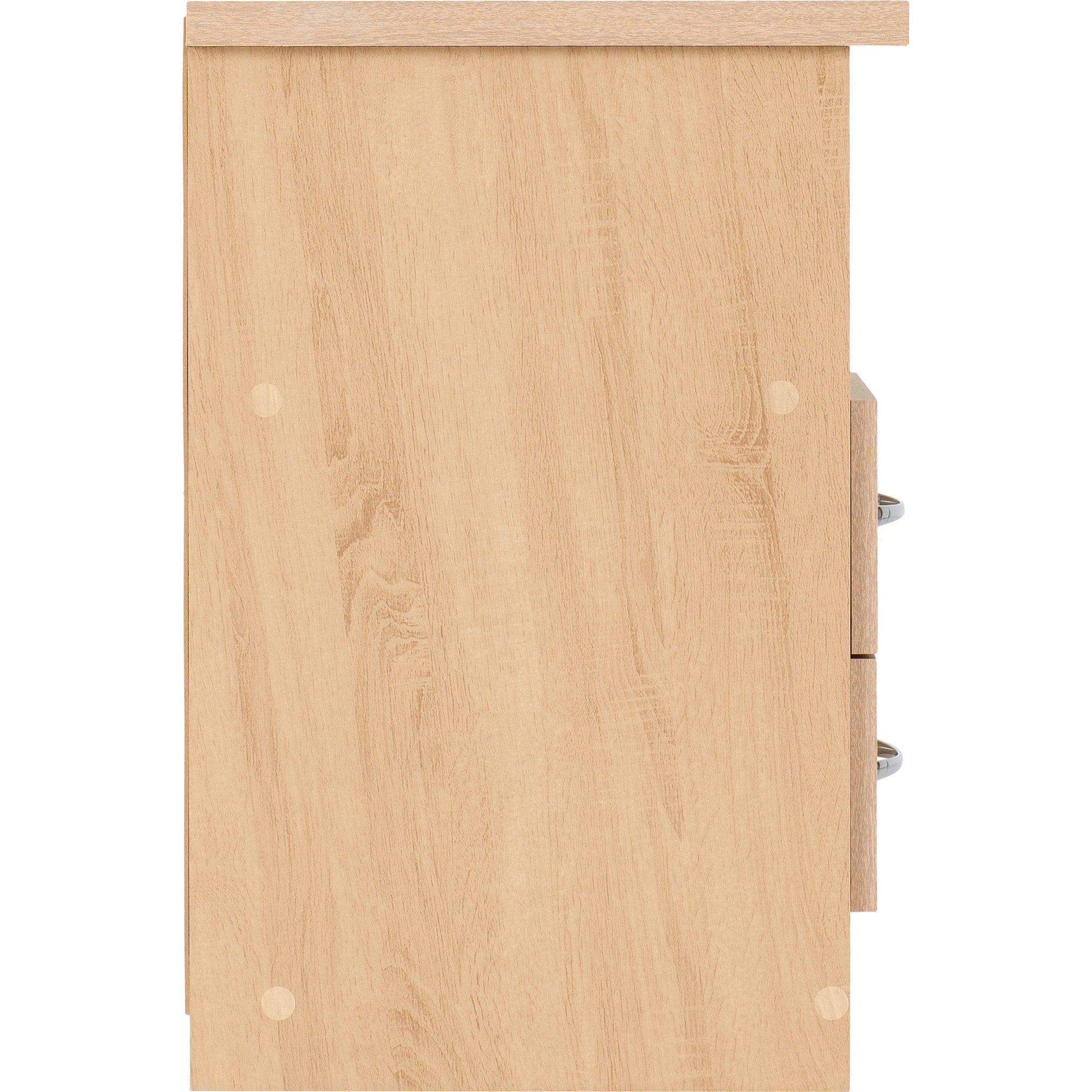 Nevada 2 Drawer Bedside - Sonoma Oak Effect