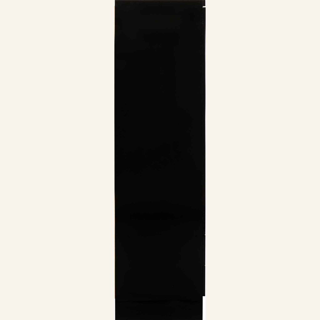 Nevada 3 Door 2 Drawer Wardrobe - Black Gloss