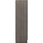 Nevada 3 Door 2 Drawer Wardrobe - Black Wood Grain
