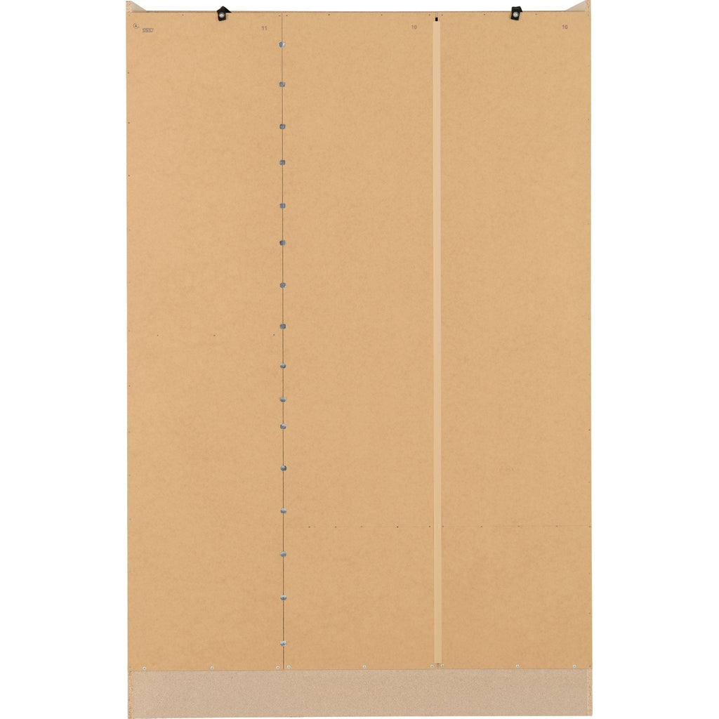 Nevada 3 Door 2 Drawer Wardrobe - Sonoma Oak Effect