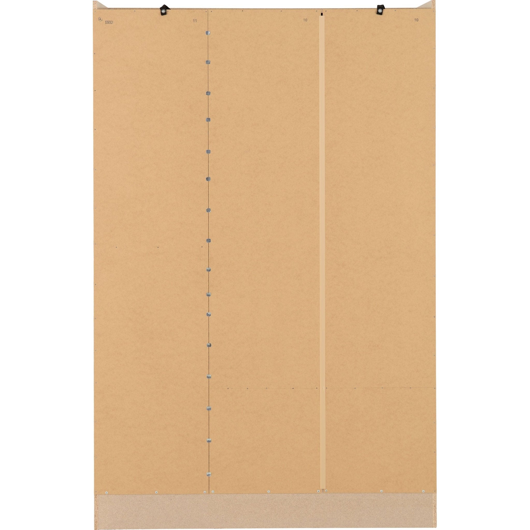 Nevada 3 Door 2 Drawer Wardrobe - Sonoma Oak Effect