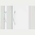 Nevada 3 Door 2 Drawer Wardrobe - White Gloss