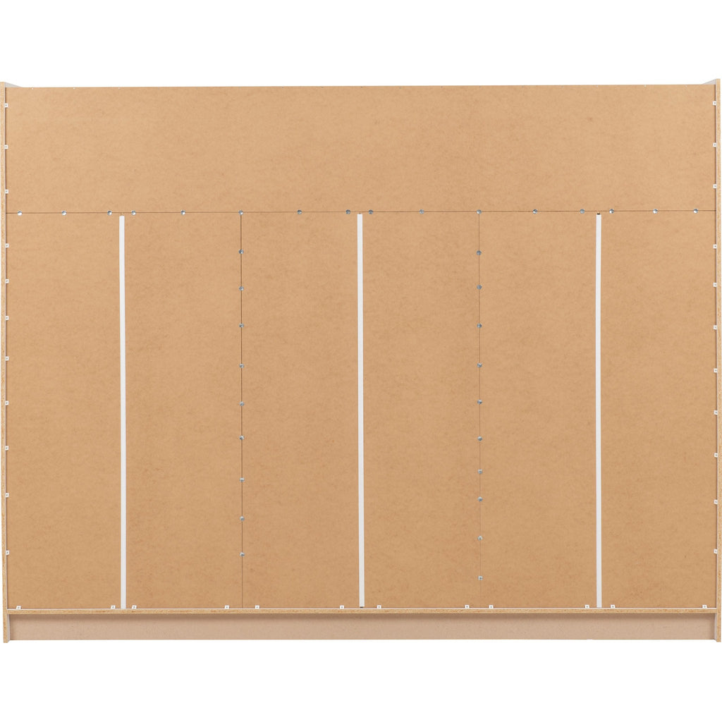 Nevada 3 Door Slider Wardrobe - White Gloss