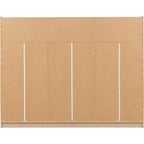 Nevada 3 Door Slider Wardrobe - White Gloss