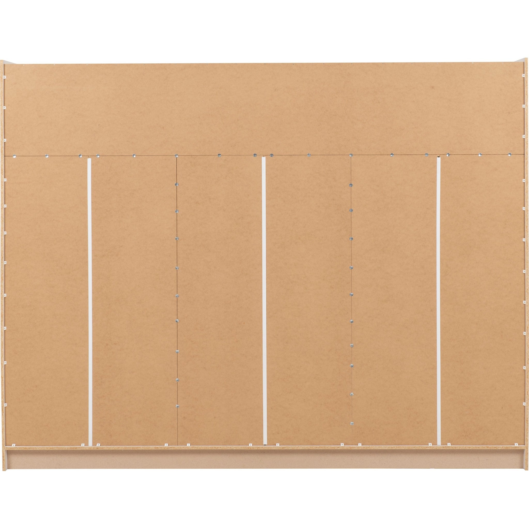 Nevada 3 Door Slider Wardrobe - White Gloss