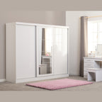 Nevada Dressing Table Set - White Gloss