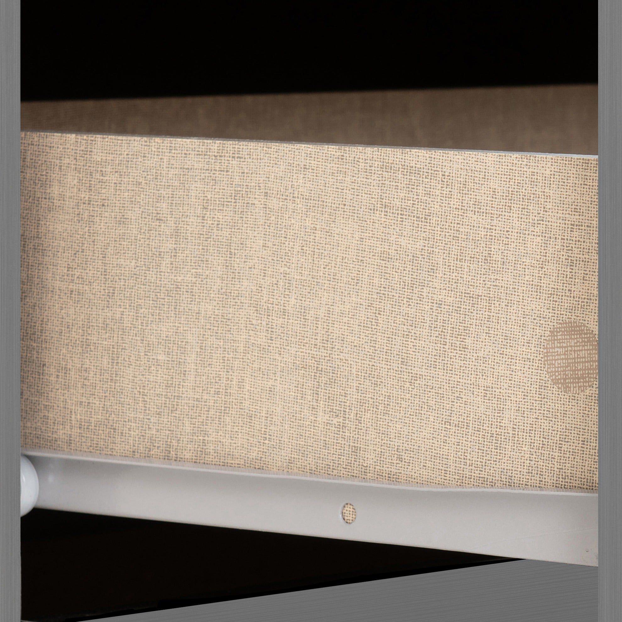 Nevada 3 Drawer Bedside - 3D Effect Grey