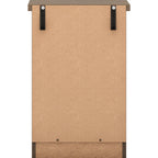 Nevada 3 Drawer Bedside - Rustic Oak Effect