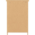 Nevada 3 Drawer Bedside - White Gloss