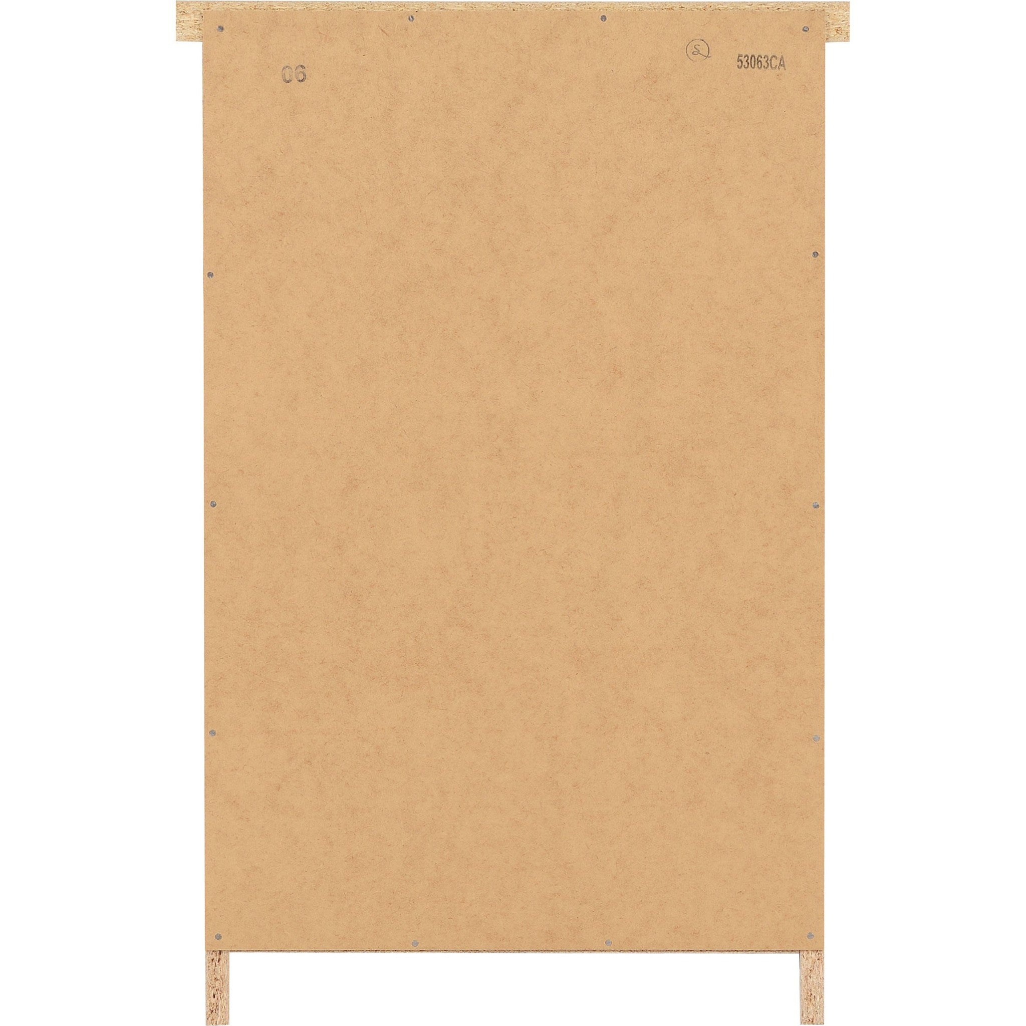 Nevada 3 Drawer Bedside - White Gloss