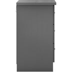 Nevada 3 Drawer Chest - 3D Effect Grey