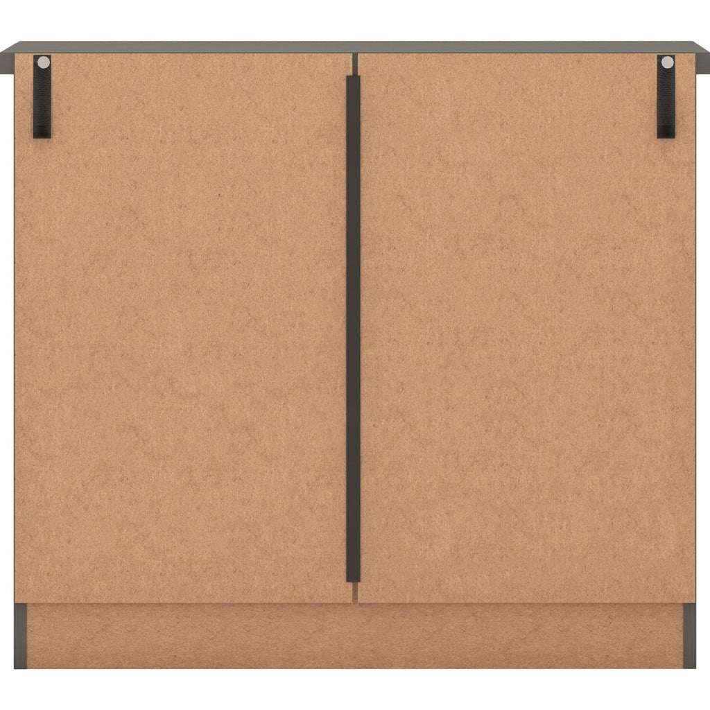 Nevada 3 Drawer Chest - 3D Effect Grey