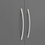 Nevada 3+2 Drawer Chest - 3D Effect Grey